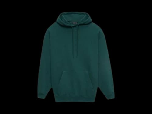 Balenciaga Back Logo Hoodie Green