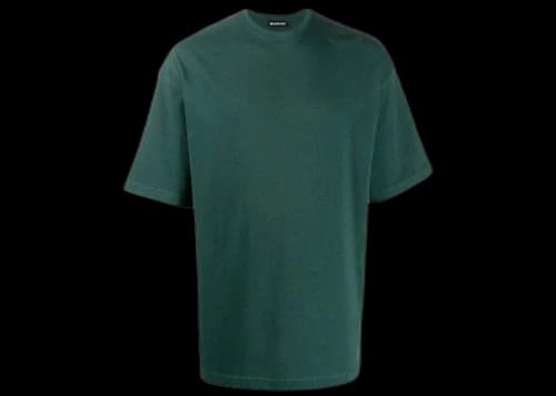 Balenciaga Backlogo T-shirt Green/White