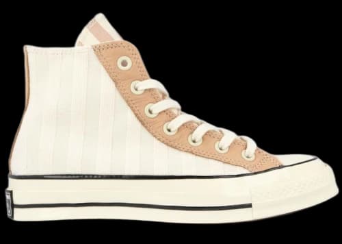 Converse Chuck Taylor All Star 70 Hi Striped Terry Cloth Egret Pink Clay (Women's)
