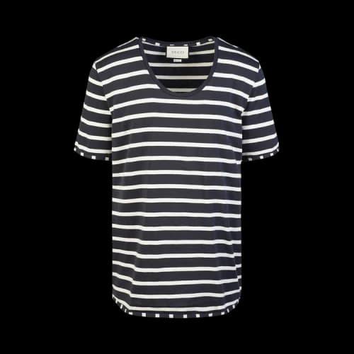 Gucci Striped T-Shirt 'Navy White'