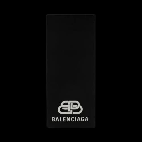 Balenciaga Blanket BB Logo Wool Scarf 'Black'