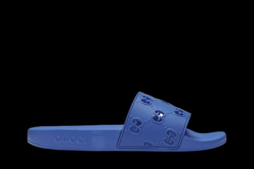 Gucci GG Rubber Slide 'Blue'