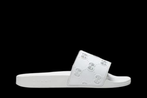 Gucci GG Rubber Slide 'Great White'