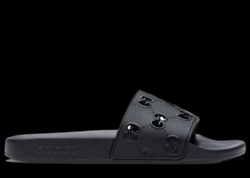 Gucci GG Slide Rubber Black