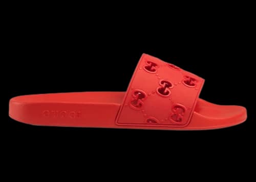 Gucci GG Slide Rubber Red