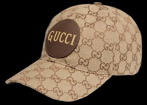 Gucci GG Canvas Baseball Hat Beige/Brown