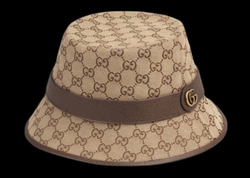 Gucci GG Canvas Fedora Beige/Brown