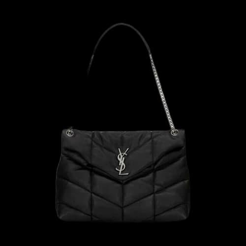 Saint Laurent Puffer Medium Chain Bag 'Black'