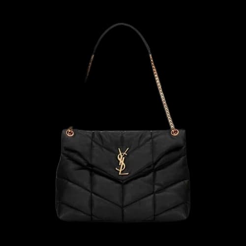 Saint Laurent Puffer Medium Chain Bag 'Black'
