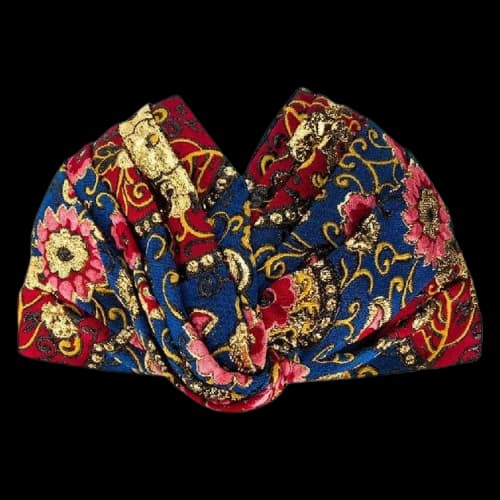 Gucci Floral Jacquard Headband 'Sapphire/Pink'