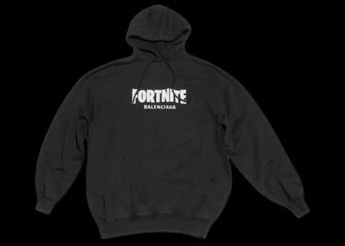 Balenciaga x FORTNITE©2021 Medium Fit (W) Hoodie Black