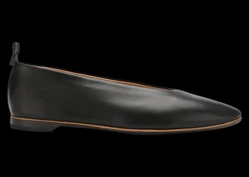 Bottega Veneta Pointed Toe Ballet Flats Black (Women's)