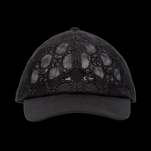 Gucci GG Embroidered Baseball Hat 'Black'