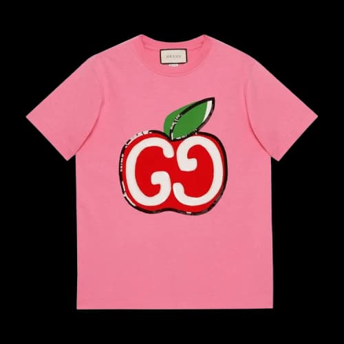 Gucci GG apple print Apple Printing Female Pink (Women's)