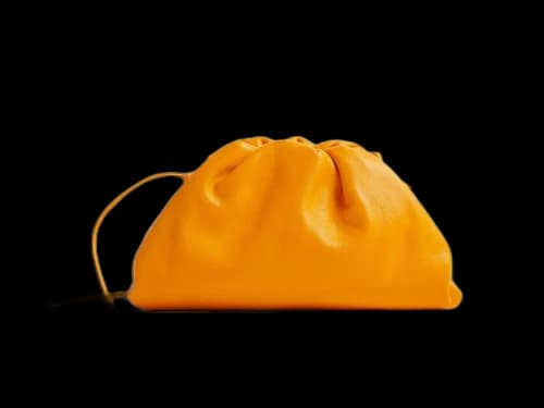 Bottega Veneta The Mini Pouch Tangerine