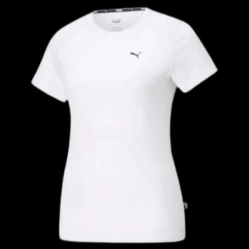PUMA Essential Small Logo T-Shirt 'White' (Women's)