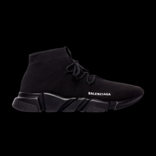 Balenciaga Speed Lace Up Trainer 'Knitted Black'