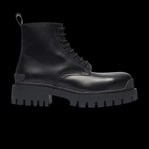Balenciaga Strike Lace-Up Boot ' Black'