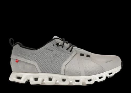 On Running Cloud 5 Waterproof Glacier Grey White (Women's)