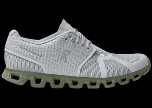 On Running Cloud 5 Glacier Grey Reseda Green