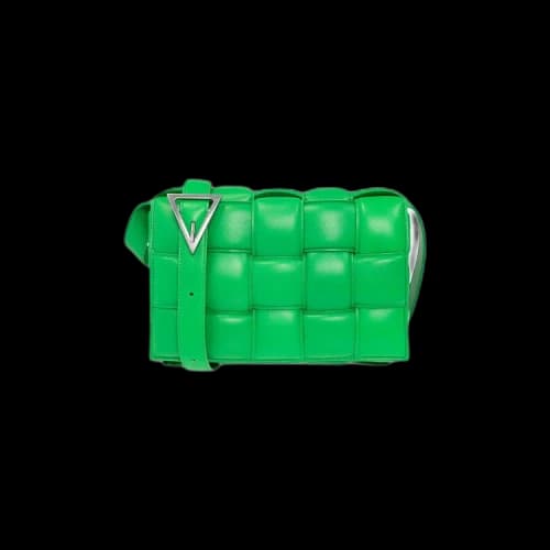 Bottega Veneta Padded Cassette Bag 'Parakeet/Silver'