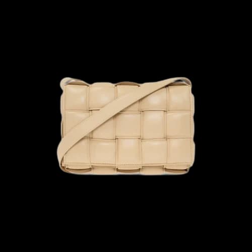 Bottega Veneta Padded Cassette Bag 'Porridge/Gold'