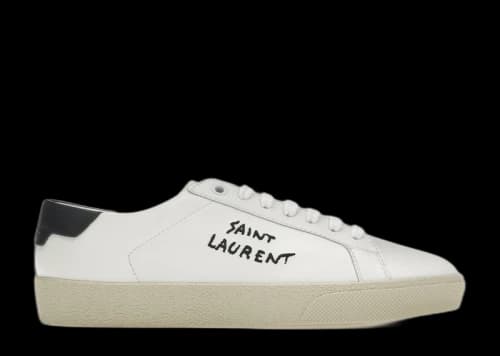 Saint Laurent Court Classic SL/06 Optic White Black (Women's)