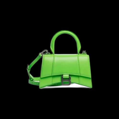 Balenciaga XS Hourglass Top Handle Bag 'Acid Green'