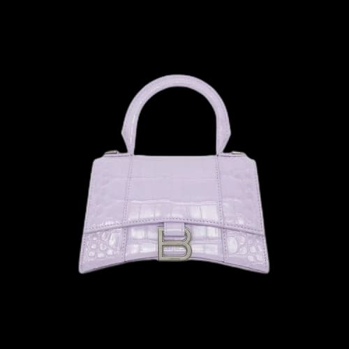 Balenciaga XS Hourglass Top Handle Bag 'Lilac'