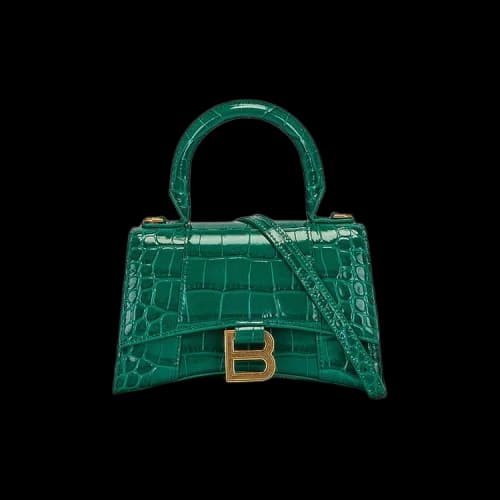 Balenciaga XS Hourglass Top Handle 'Jade'
