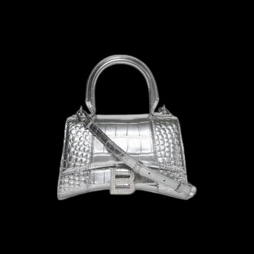 Balenciaga Hourglass Top Handle 'Silver'