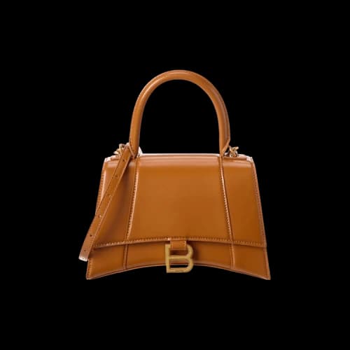 Balenciaga Hourglass Small Top Handle Bag 'Camel'