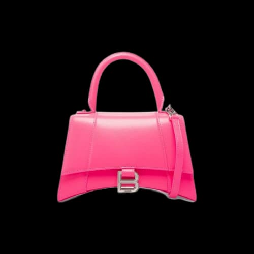 Balenciaga Small Hourglass Top Handle Bag 'Fluo Pink'