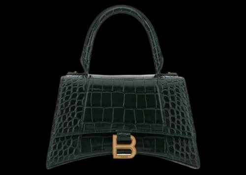 Balenciaga Bottle S Hourglass Top Handle Bag Green