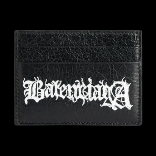 Balenciaga Cash Card Holder Diy Metal 'Black White'