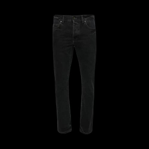 Saint Laurent Slim Fit Straight Pants 'Dark Blue/Black'