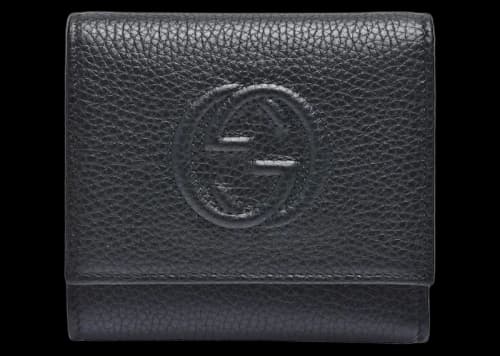 Gucci Soho Trifold Wallet Black