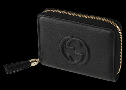 Gucci Soho Zip Around Short Wallet Black
