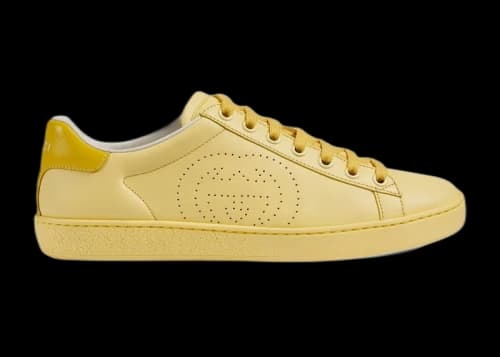 Gucci Ace Interlocking G Yellow (Women's)