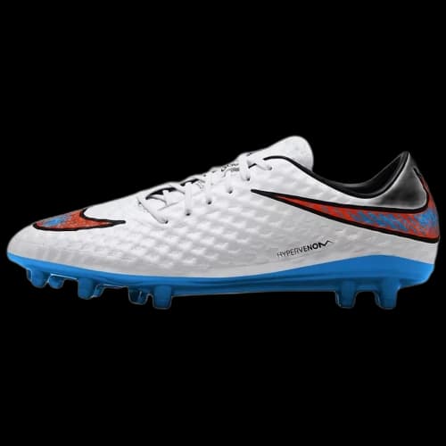 Nike Hypervenom Phantom FG White Blue Crimson Black