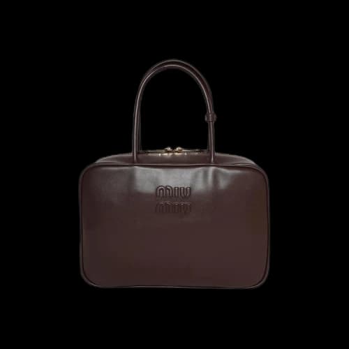 Miu Leather Beau Bag 'Briarwood'