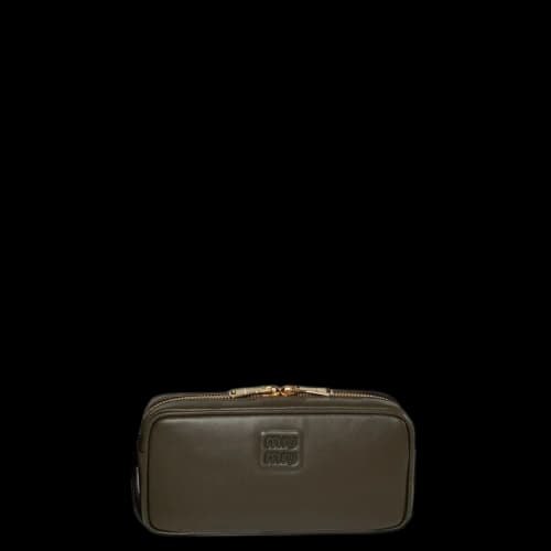 Miu Matelassé Shoulder Bag 'Militare'