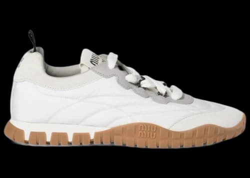 Miu Tyre Sneakers White Granite Gray (Women's)