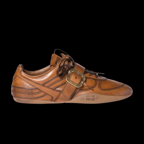 Miu Buckle Sneaker 'Cognac' (Women's)