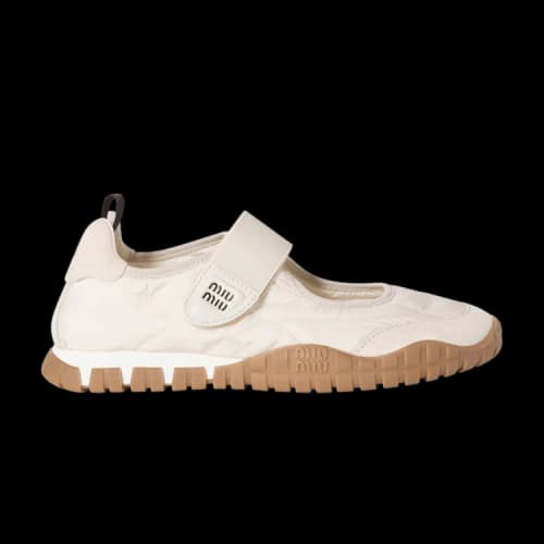 Miu Tyre Ballerinas 'Ivory' (Women's)