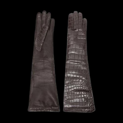 Miu Leather Gloves 'Moro'
