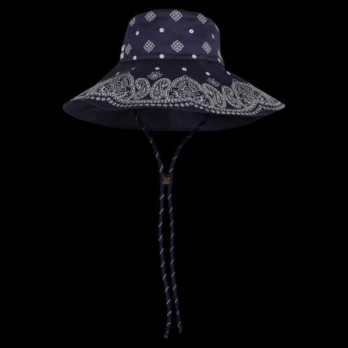 Miu Drill St. Bandana 'Blue/Bianco'