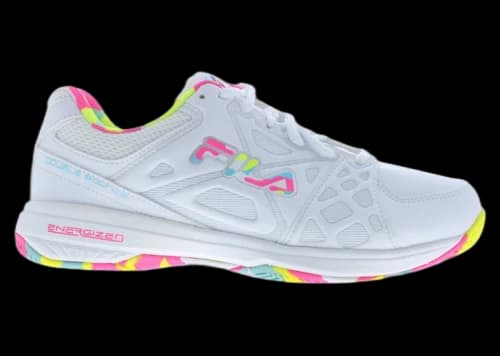 Fila Double Bounce 3 White White Multi (Women's)