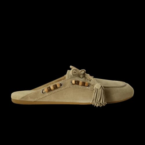 Miu Scamosciato Sabot Mules 'Desert' (Women's)