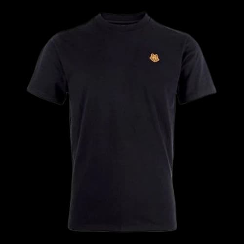 KENZO SS21 Tiger Head Micro Mark Round Neck Short Sleeve Black